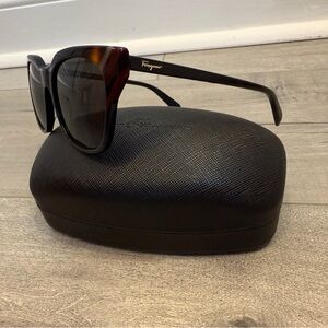 Salvatore Ferragamo Women's Tortoise and Black Sunglasses